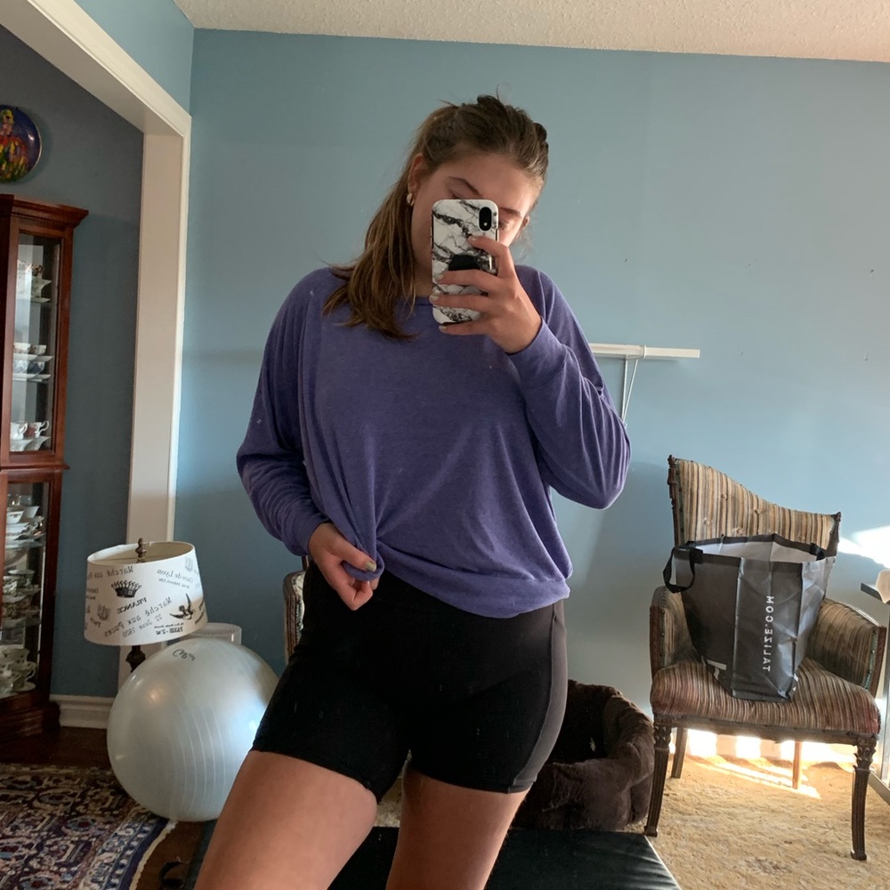 American Apparel  Throw-over Long Sleeve Sweater